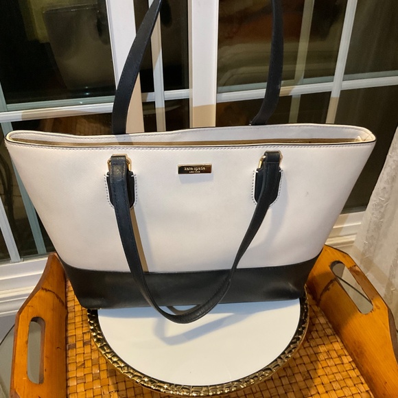 Kate Spade Large Top Zipper Color Block Tote - Picture 2 of 12